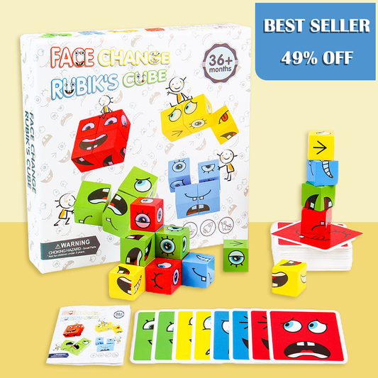 🧩 50% SCONTO! 🎭 Puzzle 5D Gioco Cambia-Faccia - Divertimento familiare interattivo, potenzia creatività e capacità logiche 👨‍👩‍👧‍👦✨