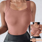 💐Canotte termiche da donna con scollo a U e reggiseno incorporato