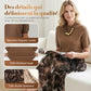 Women's Two-Piece Sweater & Leopard Flowy Skirt Set