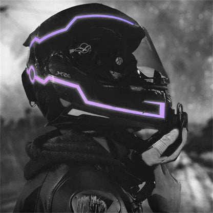 Striscia luminosa a LED per casco da moto
