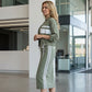 💖 Women's Stand Collar Jacket & Dress Set❄️🥠𝙁𝙧𝙚𝙚 𝙎𝙝𝙞𝙥𝙥𝙞𝙣𝙜