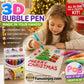 💥Surprise Price: Only ＄14.99!!🎁🔮Magic Pen – Draw 3D with one stroke!🎄 DIY Bubble Popcorn Drawing Pens& Buy 3 Pay 2 🔥