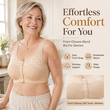 📢📢BIG SALE !!⏰Comfortable Wireless Shaping Front-Fasten Bra
