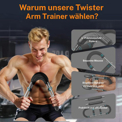 Barra di peso regolabile per allenatori per braccia, braccia e corpo di allenamento forza, allenatore portatile per Home Gym e fitness