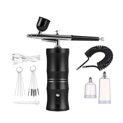 🎨 Kit aerografo elettrico con compressore: il tuo studio portatile per una creatività senza sforzo! ✨