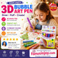 💥Surprise Price: Only ＄14.99!!🎁🔮Magic Pen – Draw 3D with one stroke!🎄 DIY Bubble Popcorn Drawing Pens& Buy 3 Pay 2 🔥