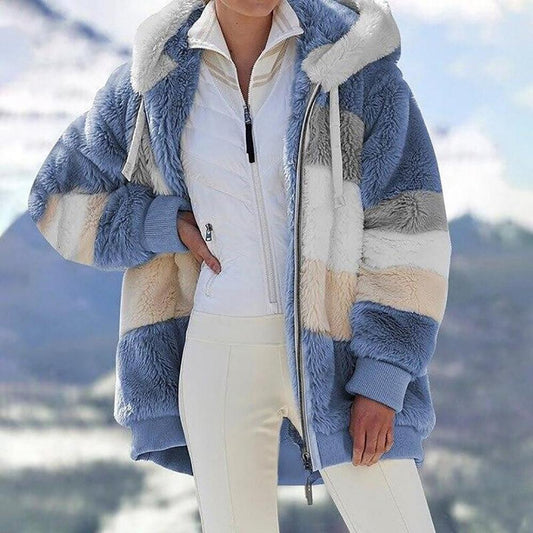 🔥Sconto inizio inverno - 50% di sconto🎅Nuovo cappotto in cotone a contrasto 2025🐑