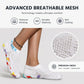 🏖️ Scarpe da spiaggia con tomaia in mesh ad asciugatura rapida: leggere, antiscivolo e perfette per le spiagge sabbiose.