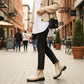 💜 LAST DAY PROMOTION - 50%OFF 💜 Women's Round-Toe Ankle Boots with Side Zipper