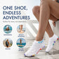 🏖️ Scarpe da spiaggia con tomaia in mesh ad asciugatura rapida: leggere, antiscivolo e perfette per le spiagge sabbiose.