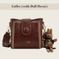 👜Vintage handbag with wide and adjustable shoulder strap