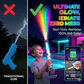 🌈 Pistola ad acqua a LED arcobaleno luminosa | Divertimento estivo che esplode magicamente! ✨