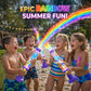 🌈 Pistola ad acqua a LED arcobaleno luminosa | Divertimento estivo che esplode magicamente! ✨