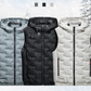 🧥 Men’s Slim-Fit Hooded Waistcoat - Sleeveless Front-Zip Gilet, Cozy
