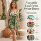 📢📢50% OFF !! ⏰Women's Floral Print One Piece Swim Dress