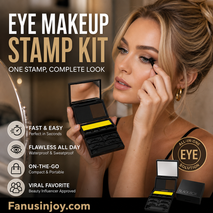 👩🏼‍🎨One palette completes all your eye makeup looks！👀3-in-1 Eyeliner and Lower Lash Stamp Kit