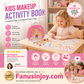 👑LAST DAY SALE 🎨Mess-Free Paper Play, Realistic Fun for Girls ✨ Princess Makeup & Diamond Painting Craft Kit