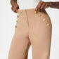 💥Saldi imperdibili - 53% di sconto💖Pantaloni da donna taglie forti elasticizzati a vita alta e gamba larga