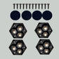 360° Rotating Three-ball Casters 4pcs/pack