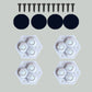 360° Rotating Three-ball Casters 4pcs/pack