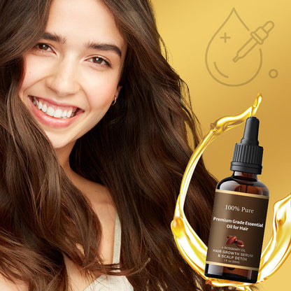 🌟Smetti di usare tutti gli shampoo! Questo olio per capelli premium = maschera per capelli + siero + siero per la crescita dei capelli 💦72 ore di lucentezza duratura