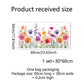 💐Adesivo per finestra con bouquet floreale colorato🖼️ (taglia personalizzabile)