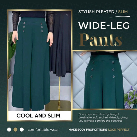 🔥Sconto di Capodanno🔥Moda Pantaloni a gamba larga plissettati