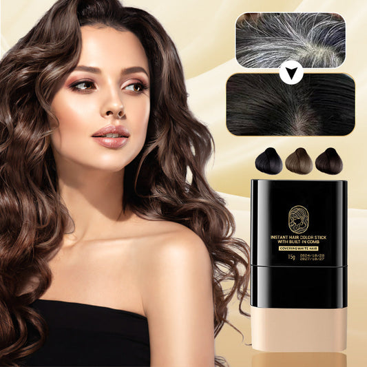 💇‍♀️ COMPRA 2, OTTIENI 1 GRATIS! ✨ Stick Colorante Capelli Istantaneo – Pettine Incorporato, Copre i Bianchi & Formula Delicata 🎨📦