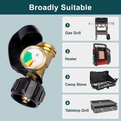 Indicatore di livello del gas propano per bombole da 5 a 20 lb