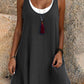 ✨Vestito Lungo da Donna Finto Due Pezzi Senza Maniche