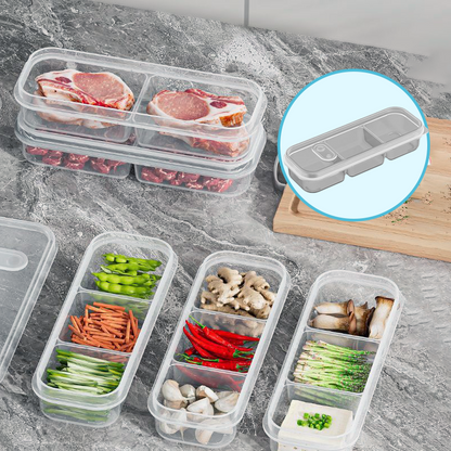 Scatola organizer per scomparto di mantenimento della freschezza del frigorifero
