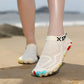 🏖️ Scarpe da spiaggia con tomaia in mesh ad asciugatura rapida: leggere, antiscivolo e perfette per le spiagge sabbiose.