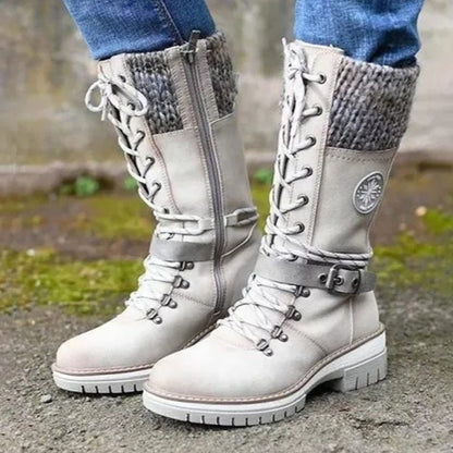 🎁 Vendita calda 50% di sconto 🔥 Stivali da neve impermeabili ginocchio da donna 👢