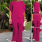 ✨SCONTO DEL 55% – Grazioso set di top irregolari 👗 Elegante set di pantaloni a gamba larga – Comodo e perfetto per la primavera