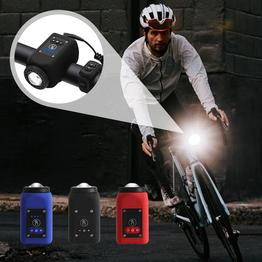 🔥Outdoor Waterproof Bike Headlight with Horn