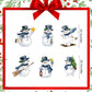 🎄Kerstmis 3D Beeldverhaal Magnetische Sticker