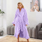 Laatste week: tijdelijk 50% korting！！！🧖♀️ Luxe Zachte Badjas – Ultra-Soft Stof, Eleganter Volant & Alledaags Comfort