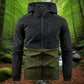 🍂 Easy Everyday Comfort | Men's Color-Block Hooded Windproof Jacket