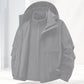 Unisex🏔️3-in-1 wind- en waterdichte outdoorjas -👍Geïsoleerde voering en afneembare capuchon!