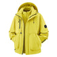 Unisex🏔️3-in-1 wind- en waterdichte outdoorjas -👍Geïsoleerde voering en afneembare capuchon!