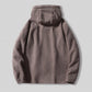 🎁[Beste cadeau voor hem] 🎉🎁heren met dubbele gezichten faux fleece warme capuchon jas