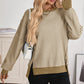 🔥Nieuwste modellen met 50% korting - Casual Crewneck Color-Blocked Sweatshirt met Zijsplit