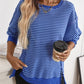 🔥Nieuwste modellen met 50% korting - Casual Crewneck Color-Blocked Sweatshirt met Zijsplit