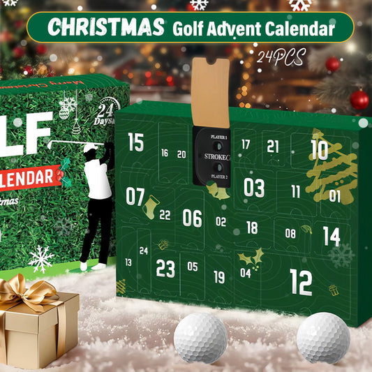 🏆 Offerta Lampo ⚡ Calendario dell'Avvento Golf 2025 per Uomini - 24 Giorni di Sorprese e Divertimento Natalizio