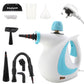💨 63% DI SCONTO! 🧼 Pulitore a Vapore Portatile 1050W – Pressurizzato, Multi-Superficie & 12 Accessori per una Pulizia Profonda ✨