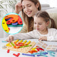 Puzzle Montessori con pannello forato 🎅Idea regalo di Natale!🎁Spedizione gratu
