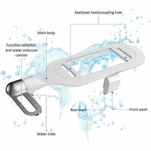 🚽 62% DI SCONTO! 🚿 Bagno Bidet Non Elettrico a Doppio Getto – Igienico, Installazione Facile & Autopulente con Design Moderno ✨