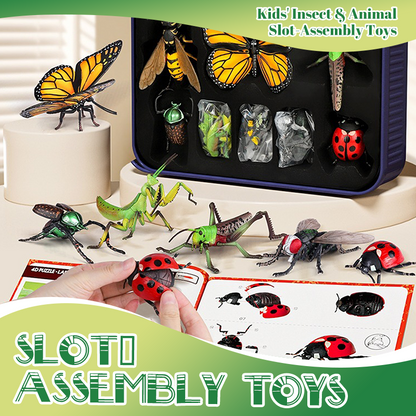 🐞Giocattoli per bambini con animali e insetti da montare