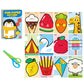 🎄Fun Paper-Cut Set with Child-Safe Scissors🎁