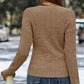 Top in Maglia Elegante Casual da Donna con Scollo a V